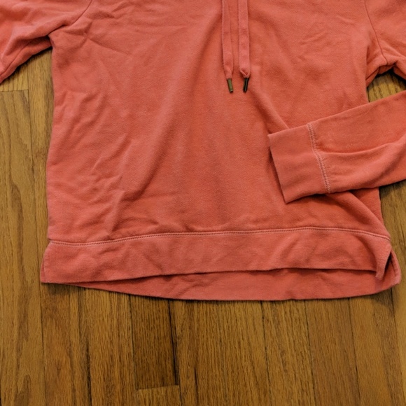 Coral sweatshirt with double lining hood - Picture 3 of 4